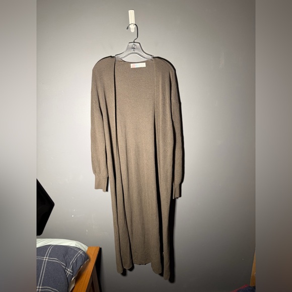 Free People Beach Living in This Sweater Long Duster Cardigan Size Small - Picture 2 of 7